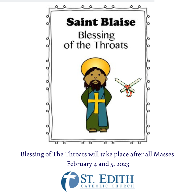 Saint Blaise Blessing of the Throats